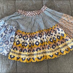 Matilda Jane Platinum Edition, twirl skirt, size 8, mixed print fabric